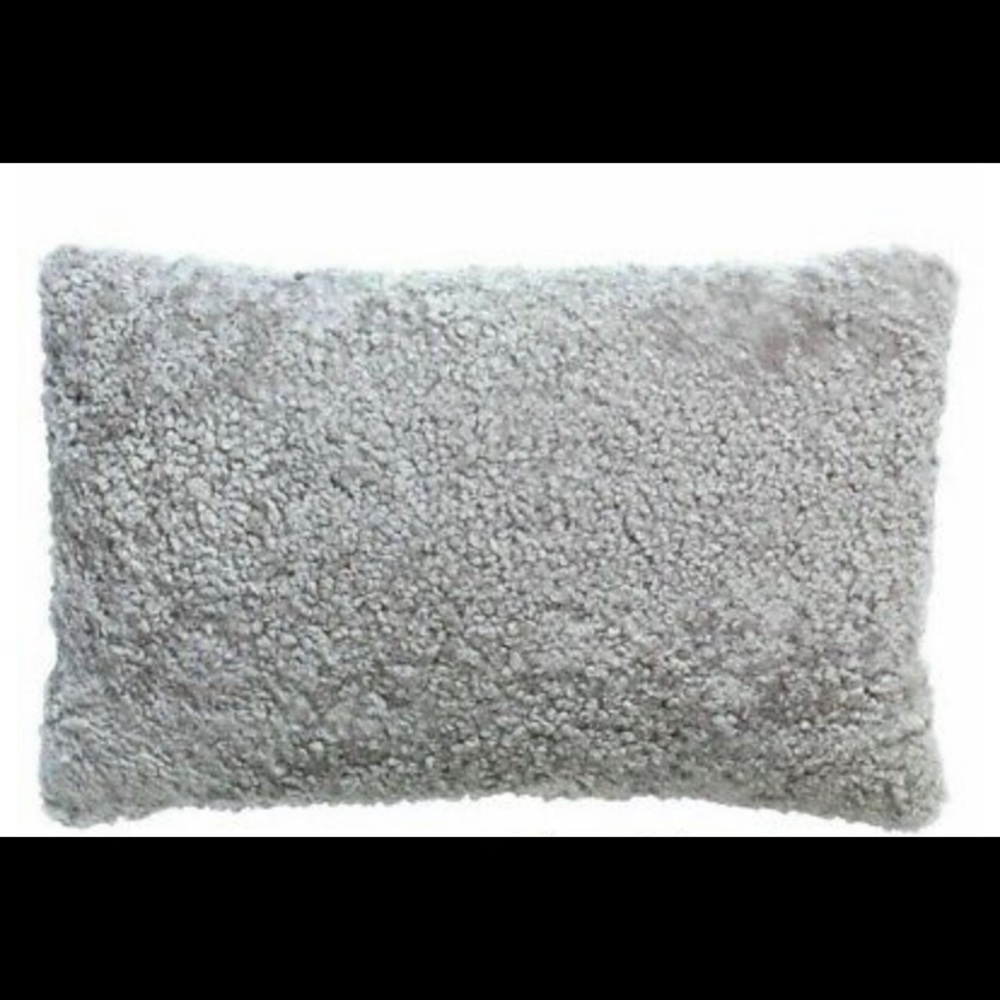 IKEA Bjorksnas Cushion Cover Sheepskin Light Gray